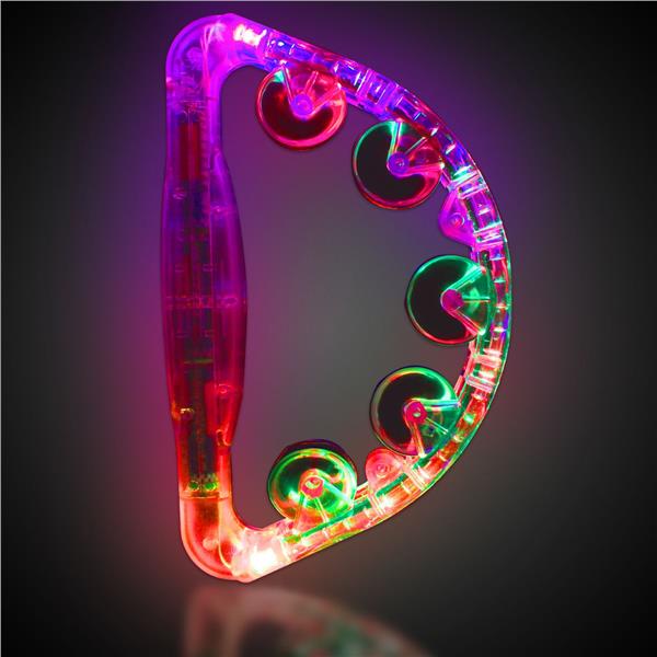 LED Clear Tambourine