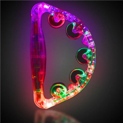 LED Clear Tambourine