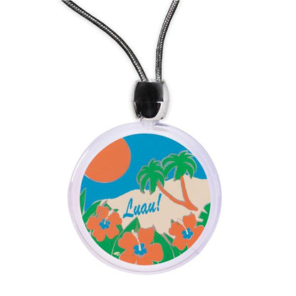 LED Luau Party Pendant Necklace