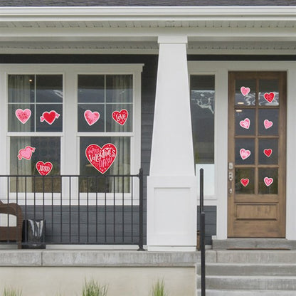 Valentine's Day Window Clings