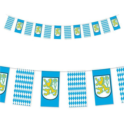 Oktoberfest Bavarian Lion 12' Pennant Banner