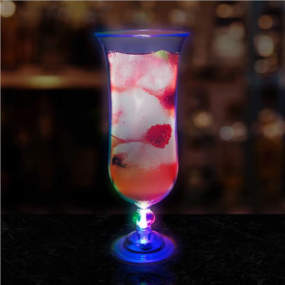 LED Hurricane 16 oz. Glass