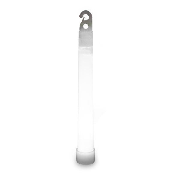 White 6" Premium Glow Sticks (25 Per pack)