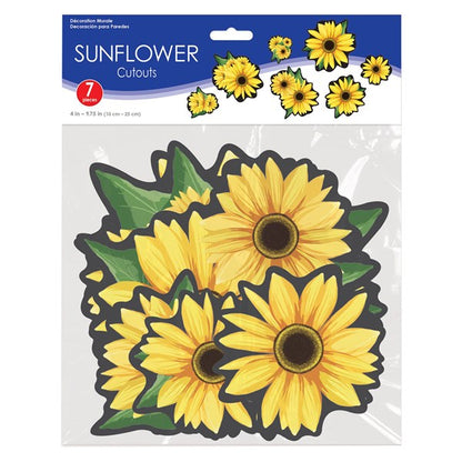 Sunflower Cutouts (7 per pack)