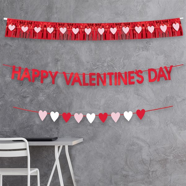 Valentine's Day Banner Kit (4 per pack)