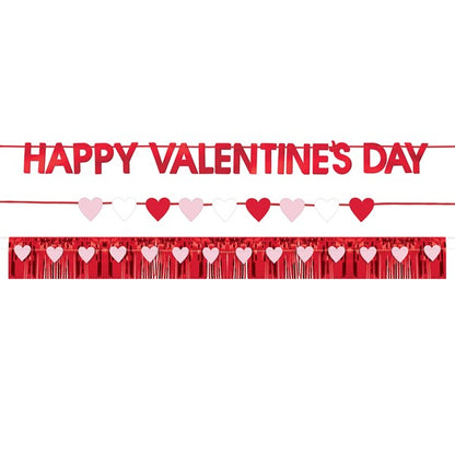 Valentine's Day Banner Kit (4 per pack)