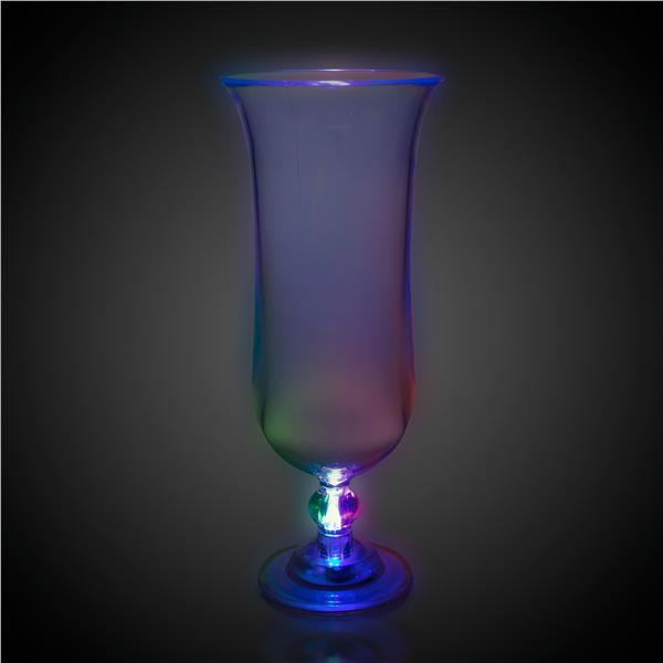 LED Hurricane 16 oz. Glass