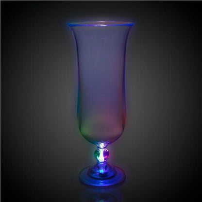 LED Hurricane 16 oz. Glass