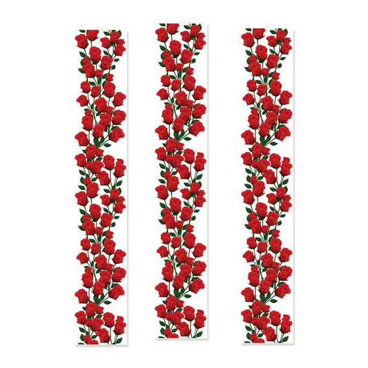 Roses Party Panels (3 per pack)