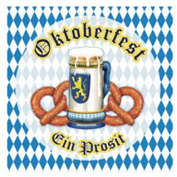 Oktoberfest Pretzels Lunch Napkins (16 per pack)