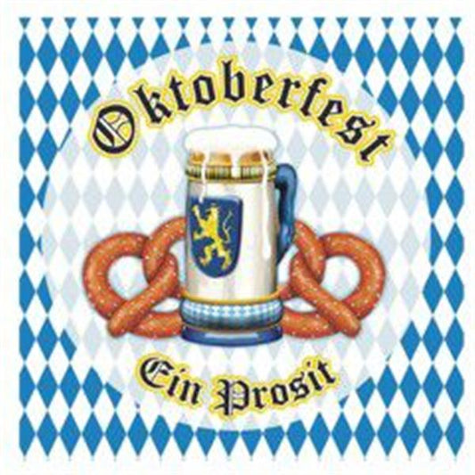 Oktoberfest Pretzels Lunch Napkins (16 per pack)