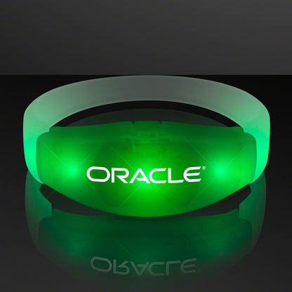 Green LED Steady Illumination Stretch Bracelet