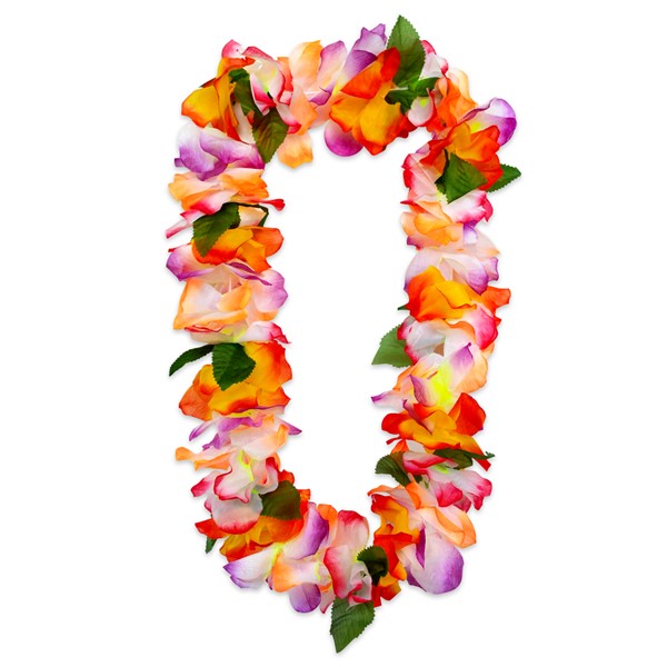 Tropical Silk Flower Lei