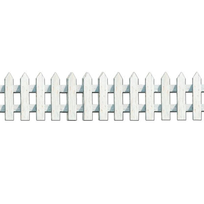 White Picket Fence Cutouts (3 per pack)