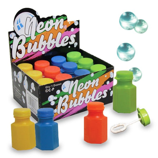 Neon Party Bubbles (12 Per pack)