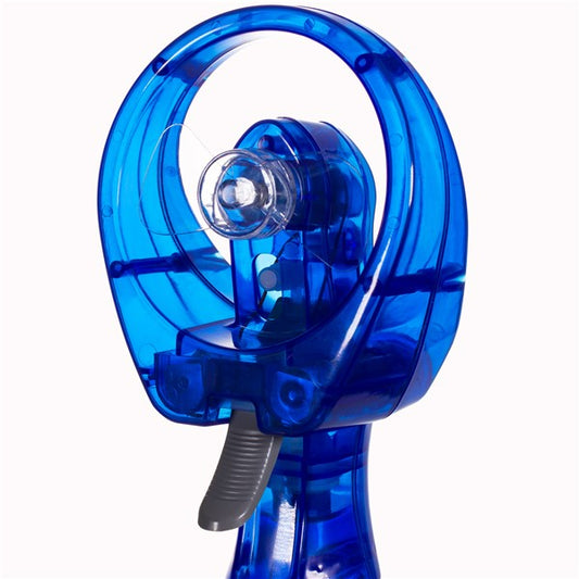 Blue Water Spray Fan