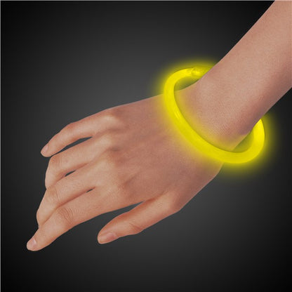 Yellow Glow Bracelets(3 Per pack)