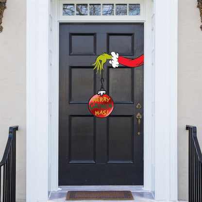 Merry Grinchmas Door Decoration