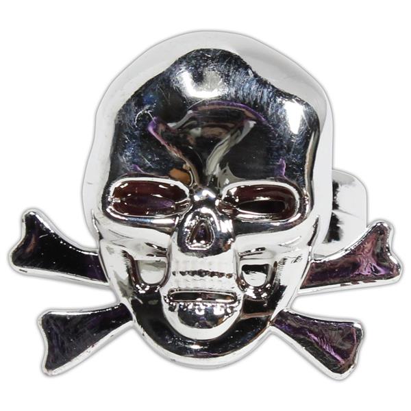 Skull & Crossbones Rings (12 Per pack)