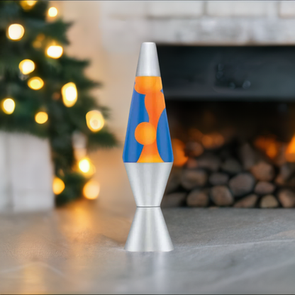 14.5" Orange/Blue Lava Lamp