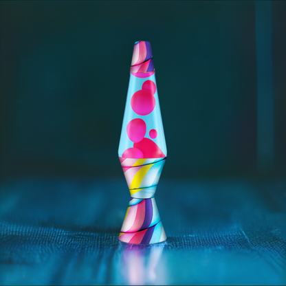 14.5" Candy Swirl Lava Lamp