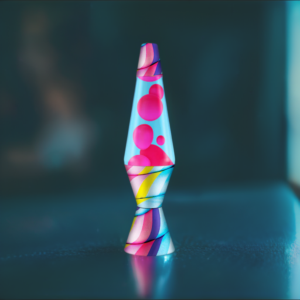 14.5" Candy Swirl Lava Lamp