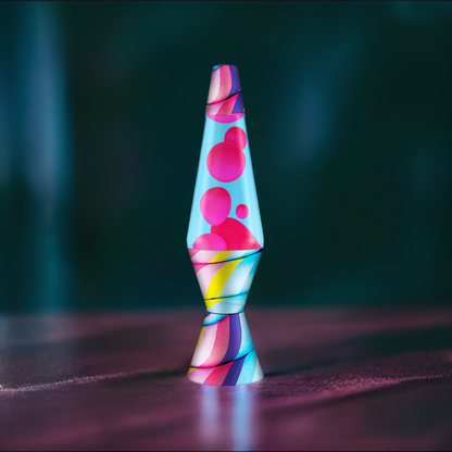 14.5" Candy Swirl Lava Lamp