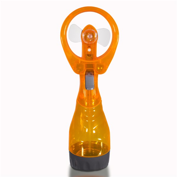 Orange Water Spray Fan