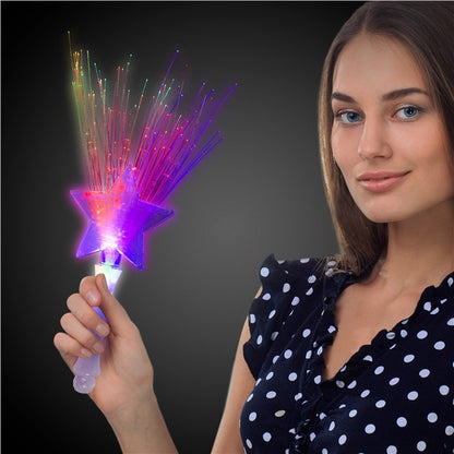 LED Fiber Optic Star Wand