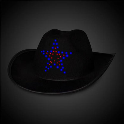 LED Star Cowboy Hat