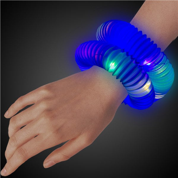 LED Blue Pop Fidget Tube