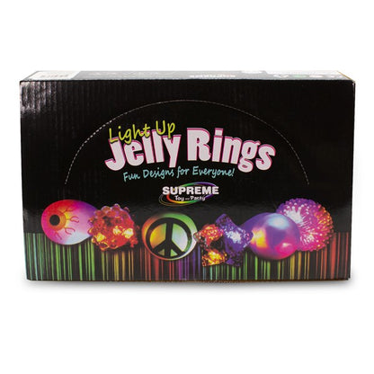 White LED Jelly Rings (24 Per pack)