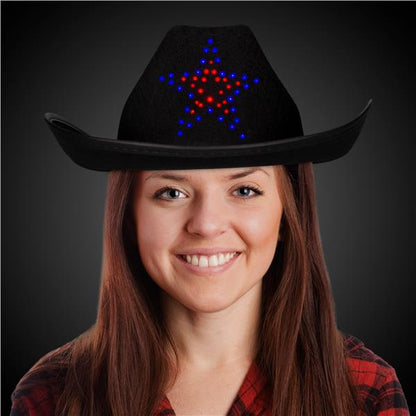 LED Star Cowboy Hat