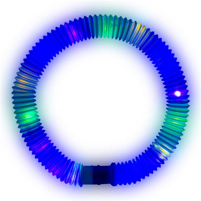 LED Blue Pop Fidget Tube