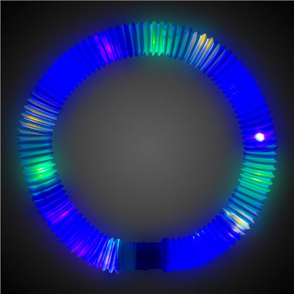 LED Blue Pop Fidget Tube