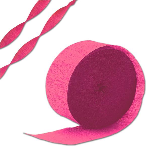 Pink Crepe Paper Streamer