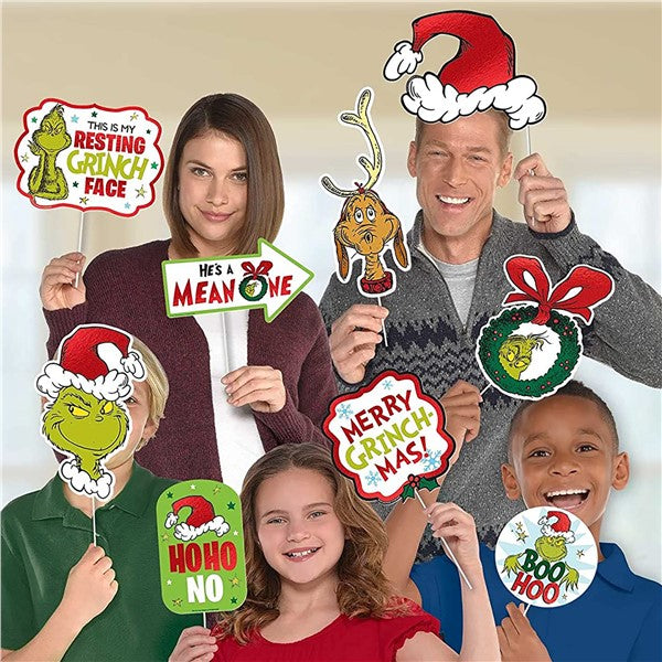 Merry Christmas Photo Booth Prop Kit (13 per pack)