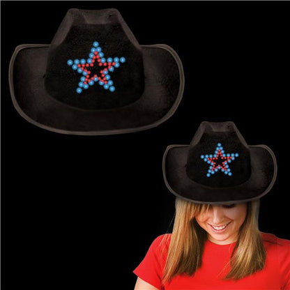 LED Star Cowboy Hat