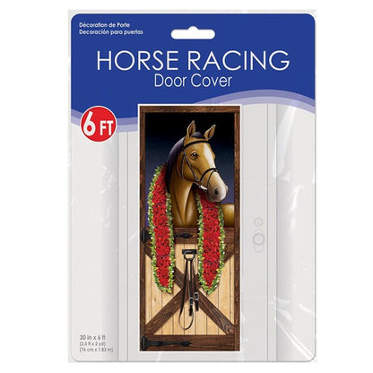 Horse Racing Door Cover