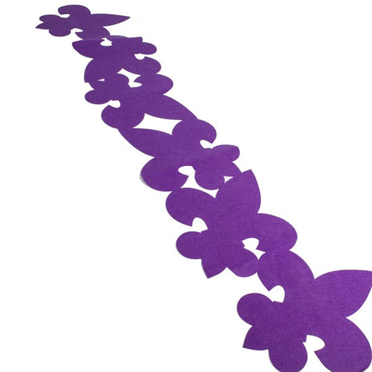 Fleur De Lis Die Cut Table Runner