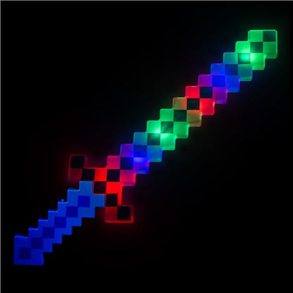 LED Blue Pixel 24" Sword