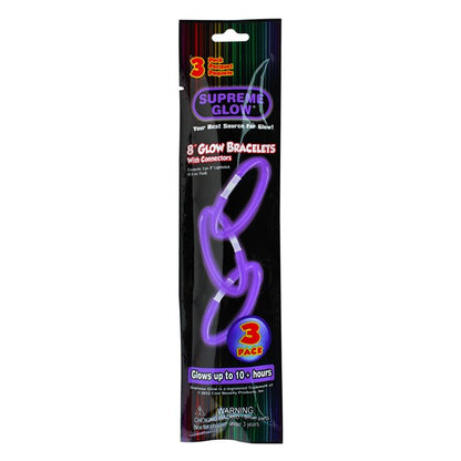 Purple Glow Bracelets (3 Per pack)