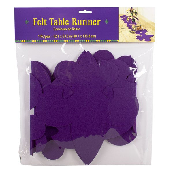 Fleur De Lis Die Cut Table Runner