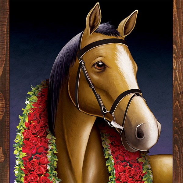 Horse Racing Door Cover