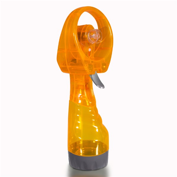 Orange Water Spray Fan