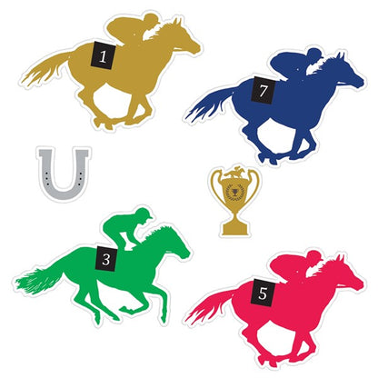 Horse Race Cutouts (10 Per pack)