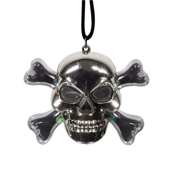 LED Skull & Crossbones Necklace