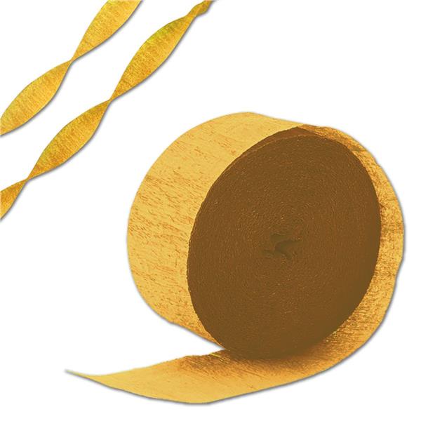 Yellow Crepe Paper Streamer