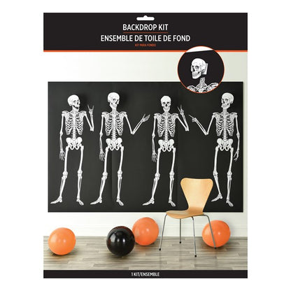 Skeletons Backdrop (7 Per pack)