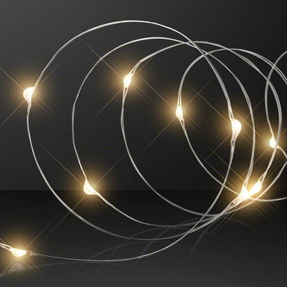 Warm White Fairy String Lights for Crafts, 20 LEDs, 80"